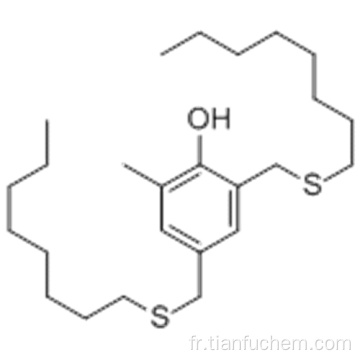 2-méthyl-4,6-bis (octylsulfanylméthyl) phénol CAS 110553-27-0